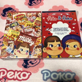 不二家 不二家 ペコちゃん お菓子柄 メモ帳 セット の通販 ラクマ