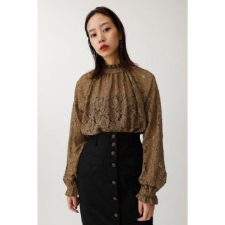 マウジー(moussy)の【MOUSSY】2WAY レースブラウス(シャツ/ブラウス(長袖/七分))