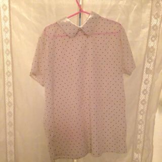 アメリカンアパレル(American Apparel)のアメアパ♡丸襟トップス(Tシャツ(半袖/袖なし))