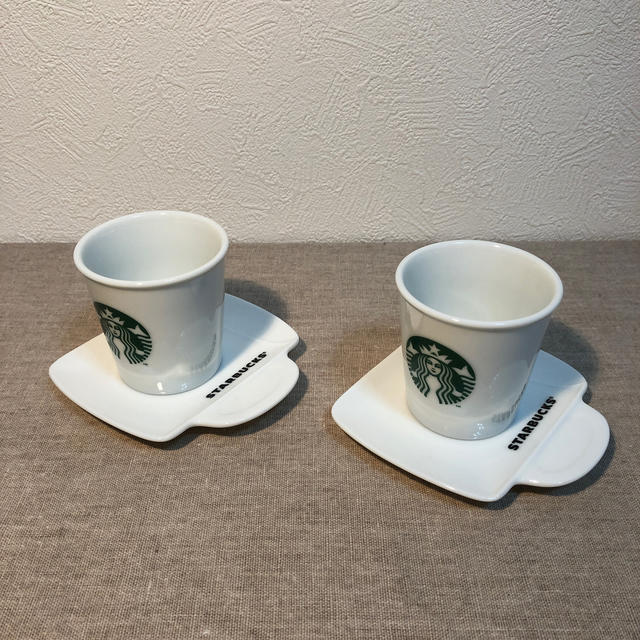 Starbucks Coffee(スターバックスコーヒー)の【新品】スターバックスコーヒー 福袋 デミタスカップ 2個 インテリア/住まい/日用品のキッチン/食器(グラス/カップ)の商品写真