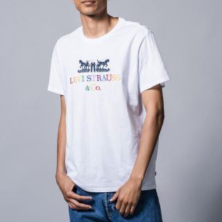 リーバイス(Levi's)のLevi's グラフィックTシャツ 2-HORSE 90S LOGO TEXT(Tシャツ/カットソー(半袖/袖なし))