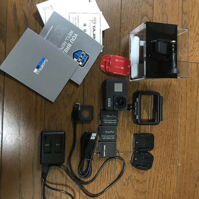 GoPro(ゴープロ)のGoPro HERO7 BLACK セット スマホ/家電/カメラのカメラ(ビデオカメラ)の商品写真