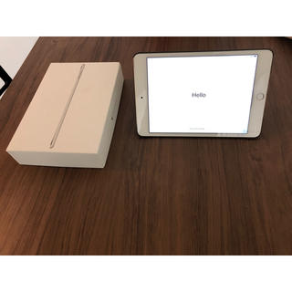 アイパッド(iPad)の【美品】ipadmini4 Cellular 32GB SB(タブレット)