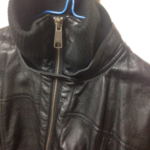 しまむら(シマムラ)のフェイクレザーシングルライダース レディースのジャケット/アウター(ライダースジャケット)の商品写真