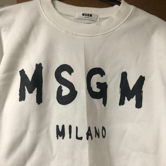 スウェットMSGM スウェット白黒Lサイズ