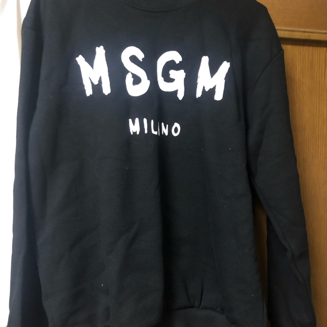 MSGM スウェット白黒Lサイズ