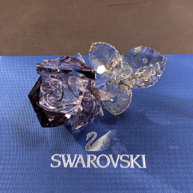 SWAROVSKI フィギュリン Blossoming Rose置物