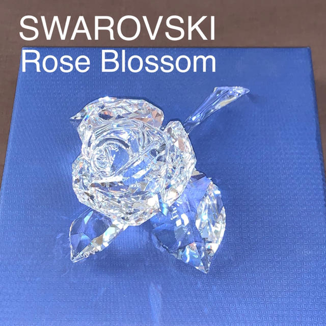 最終値下げ SWAROVSKI フィギュリン Rose Blossom インテリア/住まい