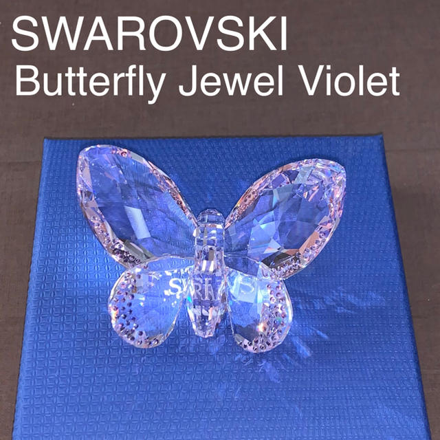 SWAROVSKI フィギュリン チョウ Jewel Violet-