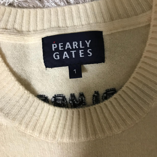 PEARLY GATES(パーリーゲイツ)のパーリーゲイツ   カシミヤ100% セーター スポーツ/アウトドアのゴルフ(ウエア)の商品写真