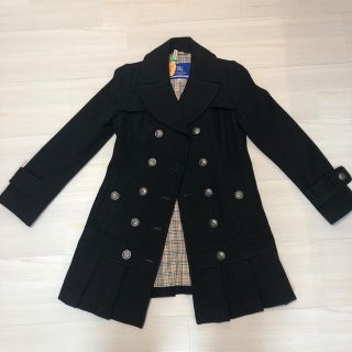 バーバリーブルーレーベル(BURBERRY BLUE LABEL)の【バーバリーブルーレーベル】ウールコート(ピーコート)