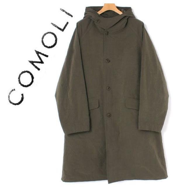 19aw comoli フーデットコート-