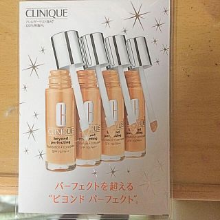 クリニーク(CLINIQUE)のクリニーク ファンデーション サンプル(ファンデーション)