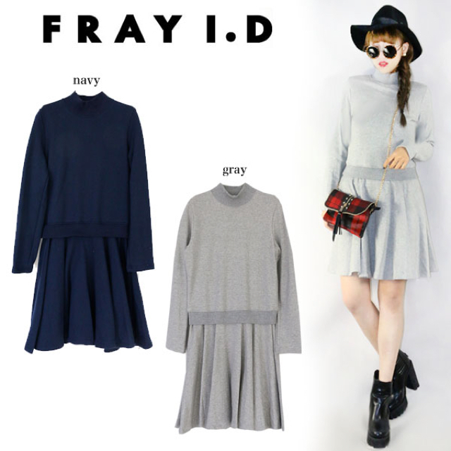 FRAY I.D(フレイアイディー)のFRAY I.D スウェットワンピース レディースのワンピース(ミニワンピース)の商品写真