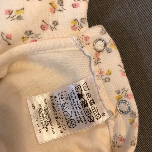 PETIT BATEAU(プチバトー)の専用⭐︎プチバトー　ロンパース付ワンピース　67cm キッズ/ベビー/マタニティのベビー服(~85cm)(ワンピース)の商品写真