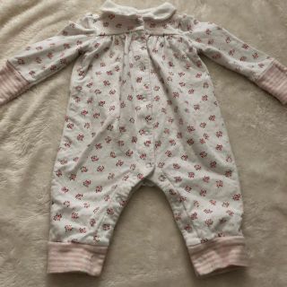 ベビーギャップ(babyGAP)の女の子 カバーオール ロンパース 花柄(カバーオール)