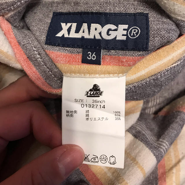 XLARGE(エクストララージ)のXLARGE◇リバーシブルハーフパンツ◇３６inch◇メンズ メンズのパンツ(ショートパンツ)の商品写真