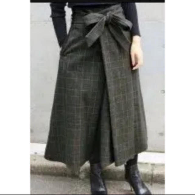 美品 クリーニング済 IENA×CLASSYコラボ グレンチェックスカート 36 ...