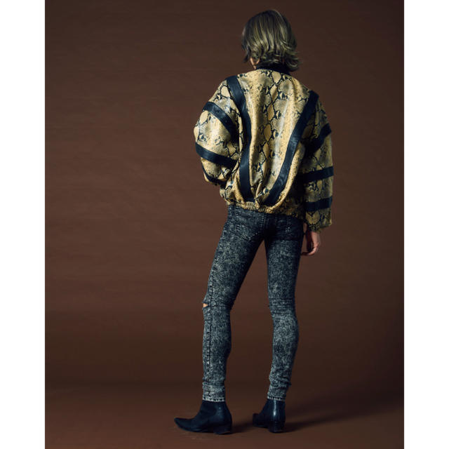 Gucci(グッチ)のGUCCI パイソンレザージャケット 44 メンズのジャケット/アウター(レザージャケット)の商品写真