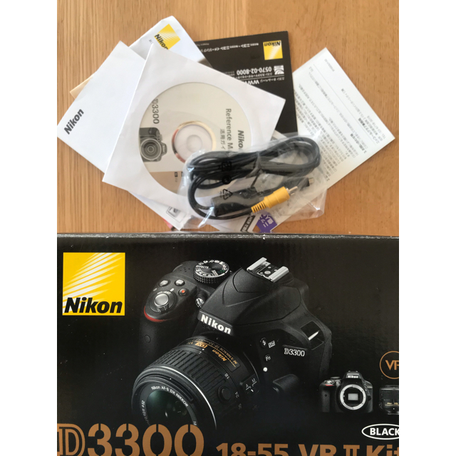 Nikon デジタル一眼レフカメラ D3300 18-55 VR IIレンズキット ブラック D3300LKBK - 2