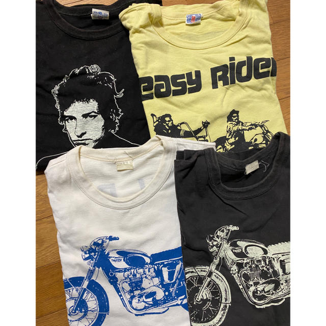 FREEWHEELERS(フリーホイーラーズ)のブートレガーズ レアTシャツ 4枚セット ボブディラン メンズのトップス(Tシャツ/カットソー(半袖/袖なし))の商品写真