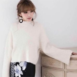 エイミーイストワール(eimy istoire)の新品♡ホワイトニット(ニット/セーター)