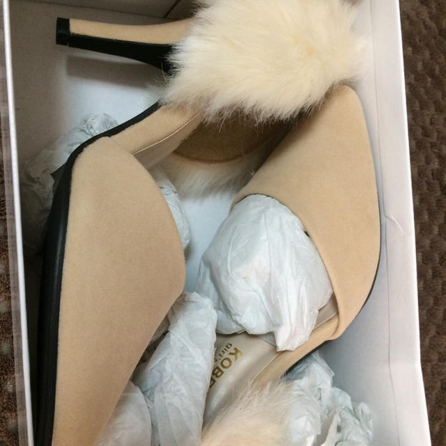 神戸レタス(コウベレタス)のS size  靴  ファー付き レディースの靴/シューズ(ハイヒール/パンプス)の商品写真