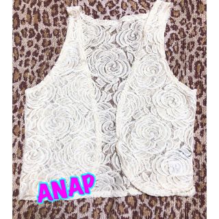 アナップ(ANAP)のANAP ベスト　花柄レース(ベスト/ジレ)