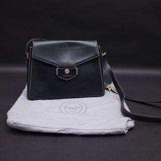 クリスチャンディオール(Christian Dior)のクリスチャン ディオール ショルダーバック 斜め掛け  オールド レザー 革 (ショルダーバッグ)