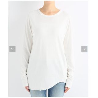 ドゥーズィエムクラス(DEUXIEME CLASSE)の新品☆Layering Tシャツ ホワイト(カットソー(長袖/七分))