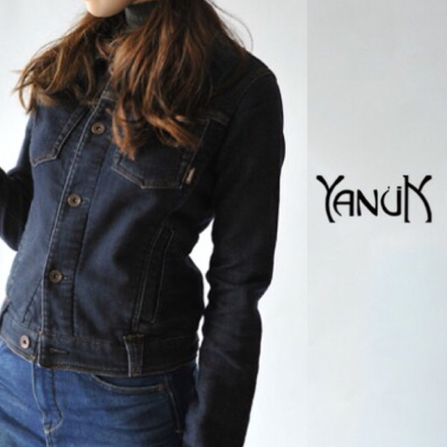 YANUK(ヤヌーク)の【keiko dasu様専用】YANUK コットンデニムジャケット レディースのジャケット/アウター(Gジャン/デニムジャケット)の商品写真