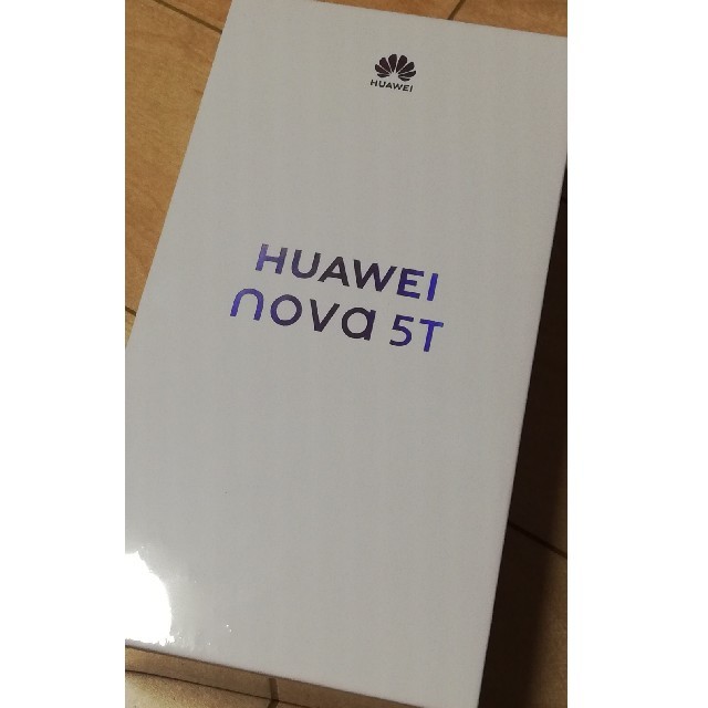 【海外輸入】 新品未開封　HUAWEI　NOVA 5Tミッドサマーパープル スマートフォン本体