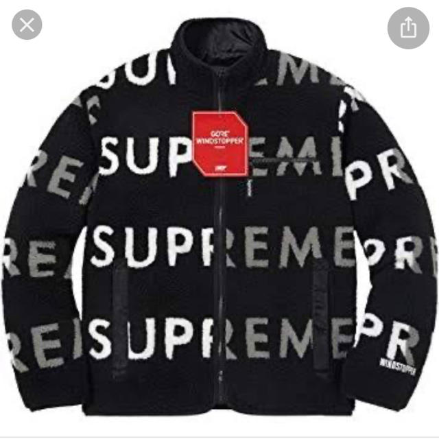 Supreme - supreme Reversible Logo Fleece Jacket