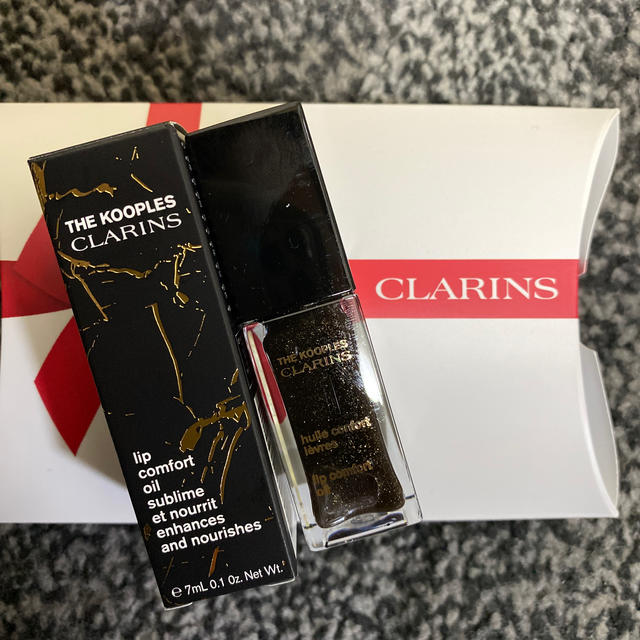 CLARINS(クラランス)のクラランス　CLARINS コンフォートリップオイル　ダークストーン　新品未使用 コスメ/美容のベースメイク/化粧品(リップグロス)の商品写真