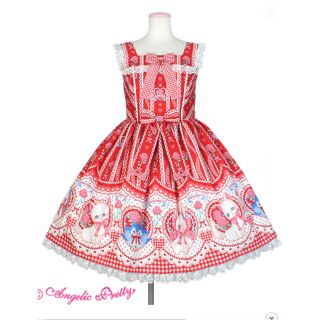 アンジェリックプリティー(Angelic Pretty)のAngelic pretty Be My Valentine JSK KC (ひざ丈ワンピース)