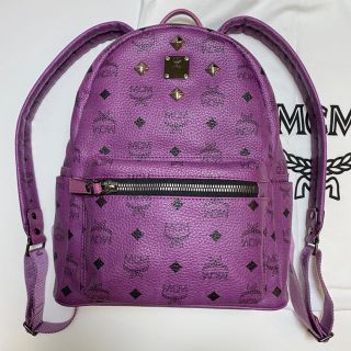 エムシーエム(MCM)のMCMリュックパープルS(リュック/バックパック)