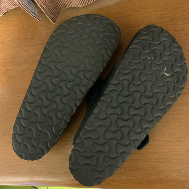 BIRKENSTOCK(ビルケンシュトック)のビルケンシュトック  ボストン BOSTON  黒　スエード 26.5 メンズの靴/シューズ(サンダル)の商品写真