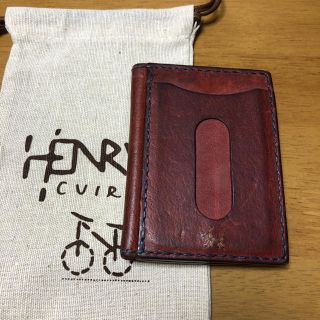 エンリーべグリン(HENRY BEGUELIN)のHENRY CUIR  NAVETTE カードケース中古(名刺入れ/定期入れ)