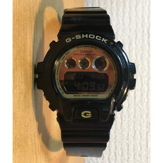 ジーショック(G-SHOCK)のCASIO G-SHOCK 腕時計 DW-6900CB 人気三つ目 黒金(腕時計(デジタル))