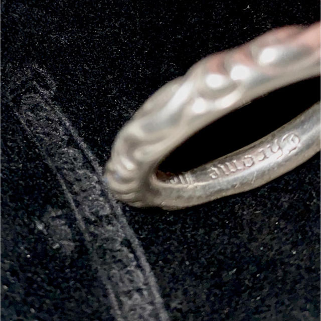 Chrome Hearts(クロムハーツ)のクロムハーツ　スクロールバンドリング　21号 『最終お値下げ』 メンズのアクセサリー(リング(指輪))の商品写真