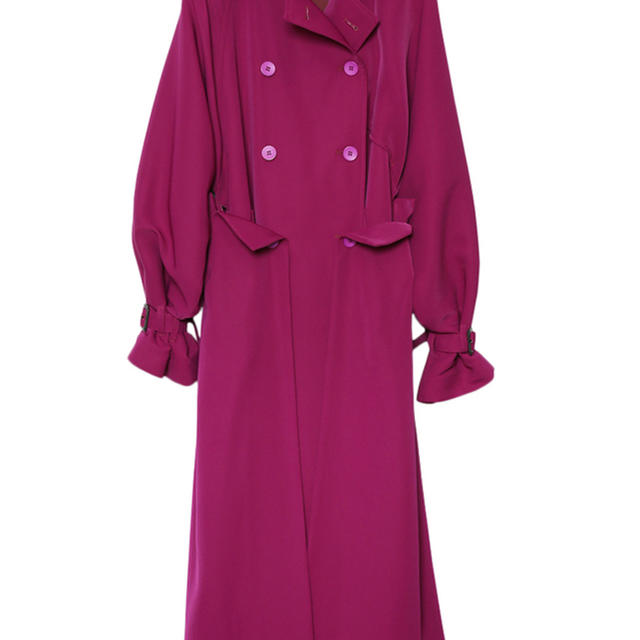 Ameri未使用3WAY DOLMAN TRENCH COAT/パープル(F) | inodrone.ma