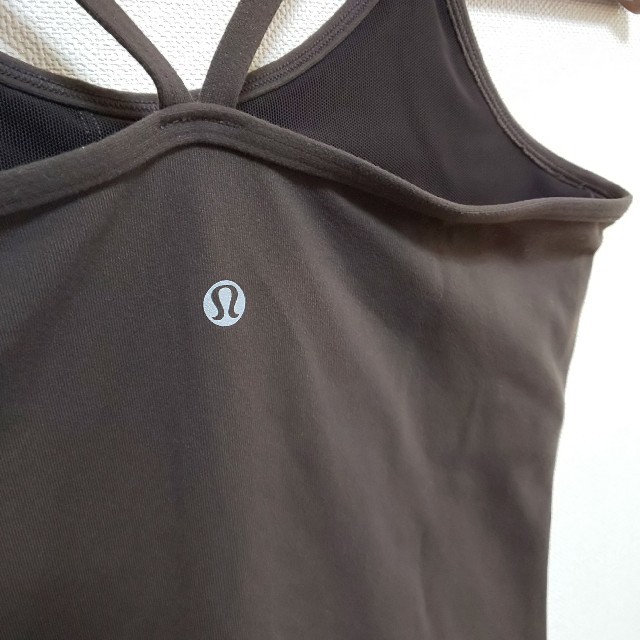 lululemon(ルルレモン)のlululemon POWER Y TANK 6 ブラウン スポーツ/アウトドアのトレーニング/エクササイズ(ヨガ)の商品写真