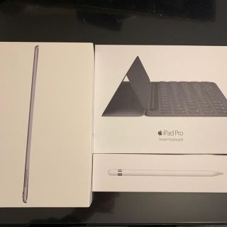 アイパッド(iPad)のipad pro 9.7 apple pencil smart keyboard(タブレット)