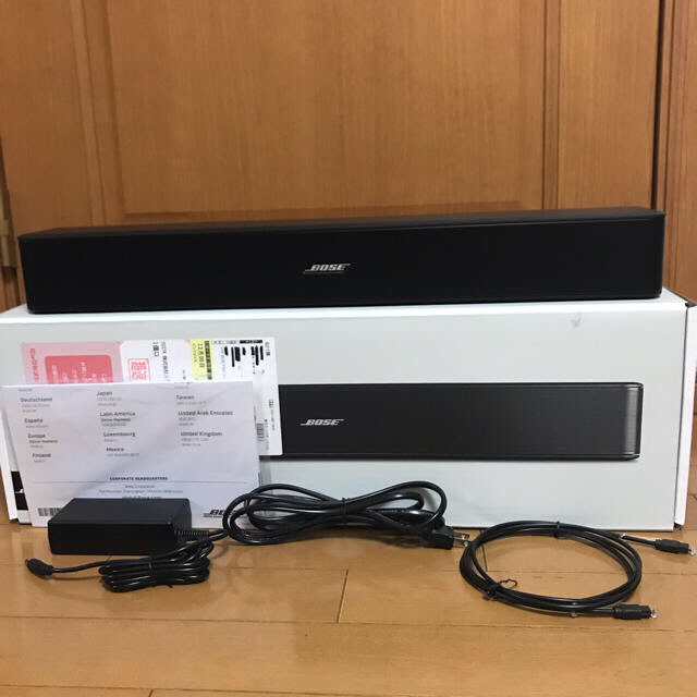 BOSE(ボーズ)のBOSE Solo 5 TV SOUND SYSTEM MIZUKIさん専用❗️ スマホ/家電/カメラのオーディオ機器(スピーカー)の商品写真