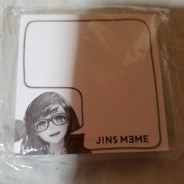 JINS!MEME メモ帳 インテリア/住まい/日用品の文房具(ノート/メモ帳/ふせん)の商品写真