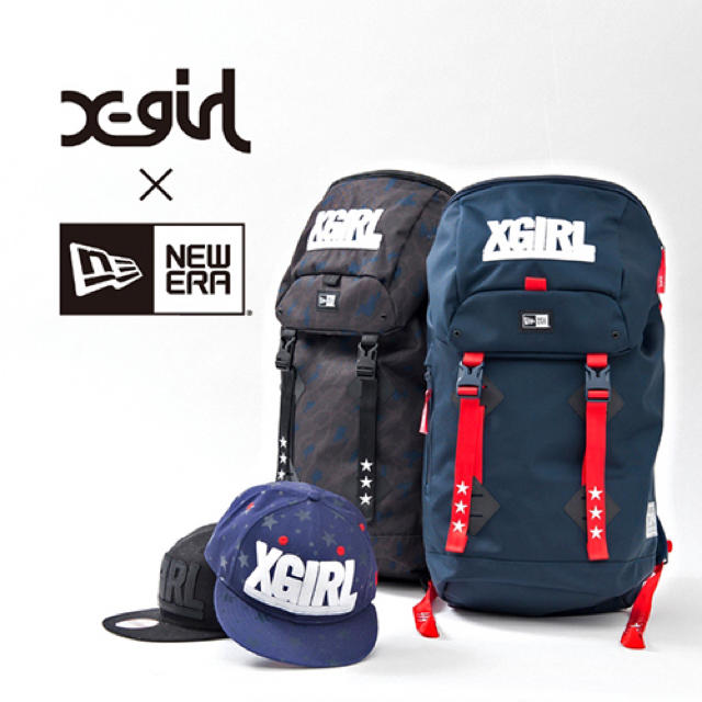 限定値下》x-girl & newera コラボ リュックサック バックパック 限定値下》x-girl & newera コラボ リュックサック バックパック