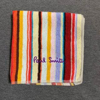 ポールスミス(Paul Smith)のポールスミス ストライプ タオルハンカチ(ハンカチ/ポケットチーフ)