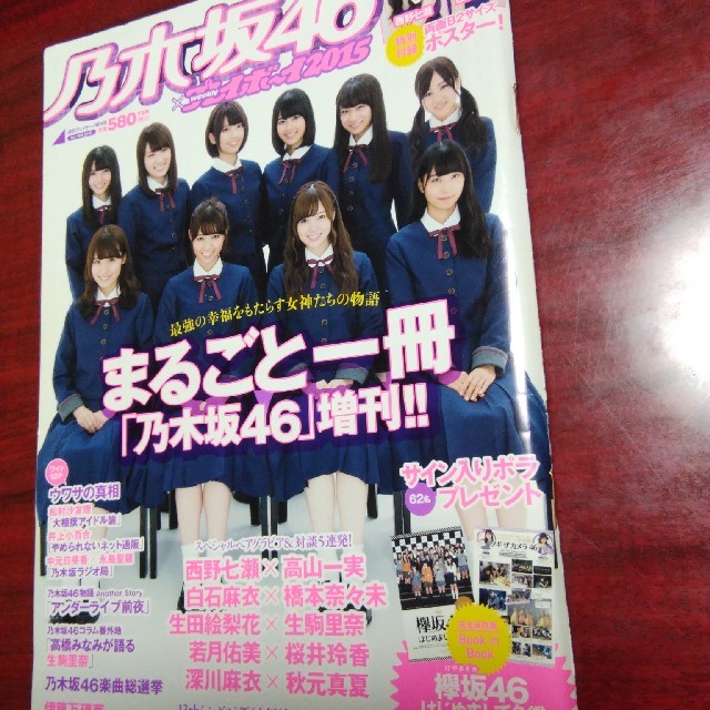 乃木坂46×週刊プレイボーイ2015 まるごと一冊乃木坂46 2015年 10/ エンタメ/ホビーの本(アート/エンタメ)の商品写真