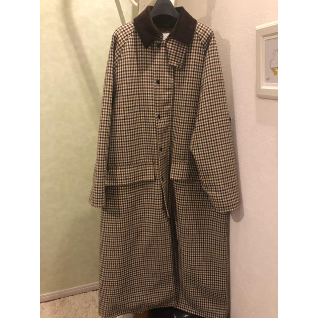 Barbour(バーブァー)のroku × barbour 別注コート バーレー チェック レディースのジャケット/アウター(ロングコート)の商品写真