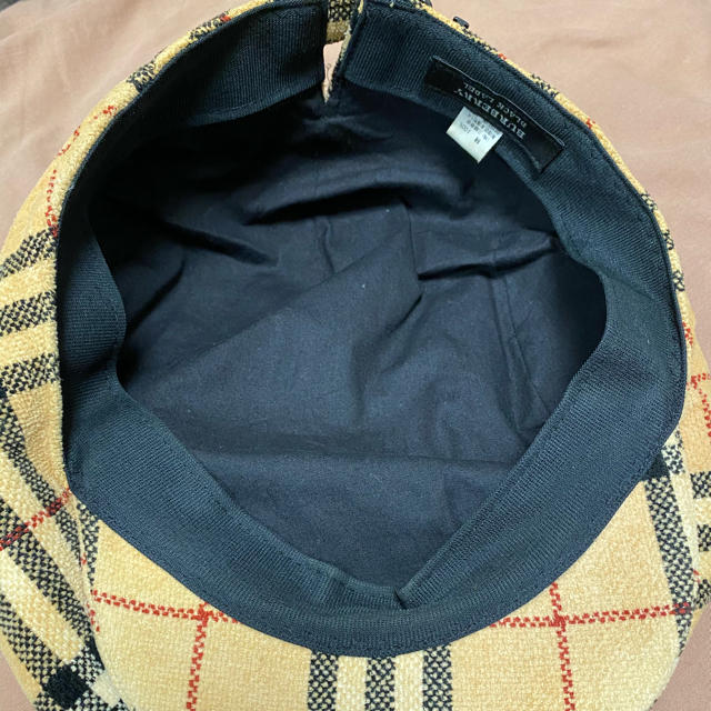 BURBERRY BLACK LABEL(バーバリーブラックレーベル)の激レア　美品　バーバリーブラックレーベル　ハンチング　帽子 メンズの帽子(ハンチング/ベレー帽)の商品写真